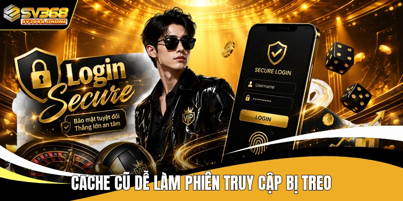 Cache cũ dễ làm phiên truy cập bị treo