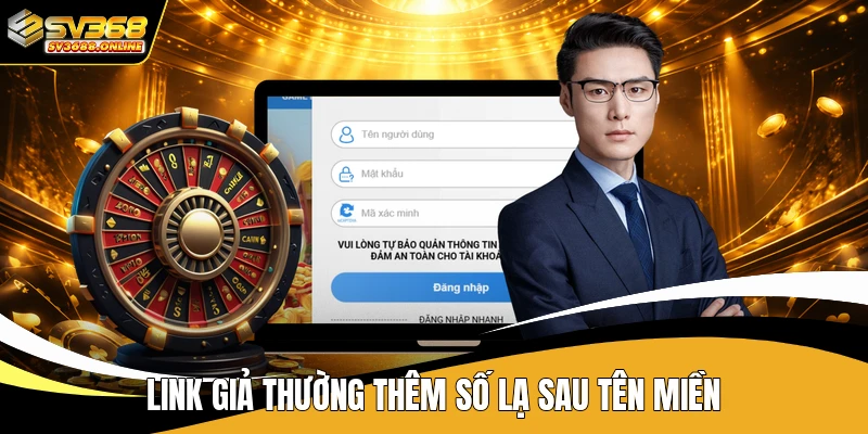 Link giả thường thêm số lạ sau tên miền