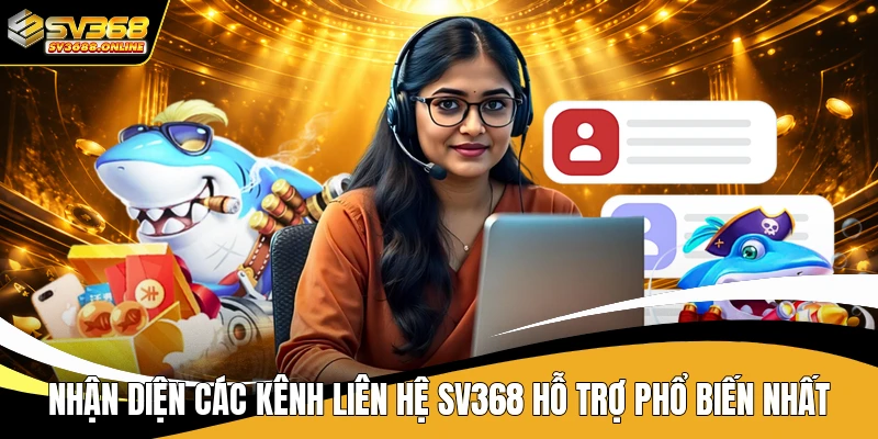Nhận diện các kênh liên hệ SV368 hỗ trợ phổ biến nhất